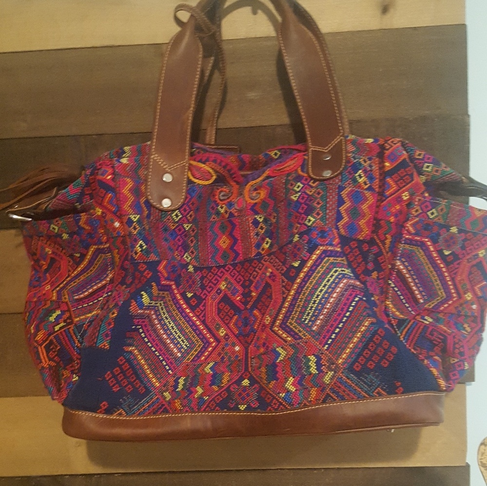 DC Guatemala huipil SWAN bag